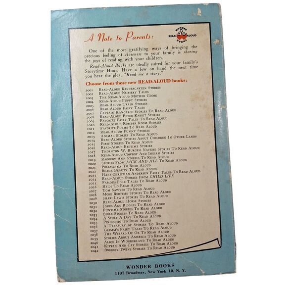 HEIDI TO READ ALOUD - Vintage Wonder Books 1950s Paperback Children's Book - Picture 3 of 4